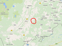 Kaardil Raudsepa küla Varstu vallas, kust laupäeval leitud metsseakorjustel diagnoositi seakatk.	  Repro: GOOGLE MAPS