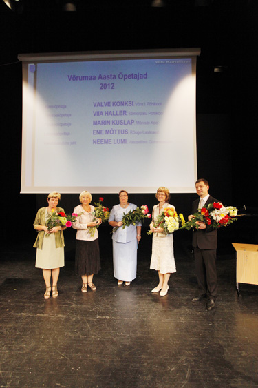Võrumaa aasta õpetajad 2012. Foto: ANDREI JAVNAŠAN