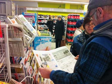Lehelugemine Säästumarketis täies hoos. Foto: INNO TÄHISMAA