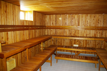 Räpina uue sauna leiliruum. Foto: Tarmo Rämson