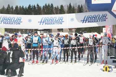 Veel mõned sekundid stardini! Esimesena rajale minejad on valmis. Foto: IRJA TÄHISMAA