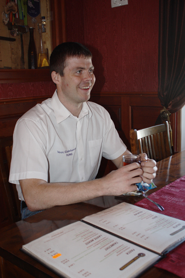 Veski pubi peremees Rene Tarend.            Foto: JOOSEP AADER