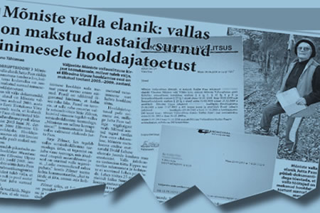 Mõniste vallavanema Merlika Niidumaa vastulause Võrumaa Teatajas 16. mail ilmunud artiklile „Mõniste valla elanik: vallas on makstud aastaid surnud inimesele hooldajatoetust”