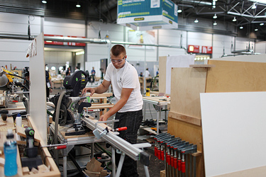 Eesti parim võistleja Rain Toming võistlemas „WorldSkills’il”.   Foto: WorldSkills 2013