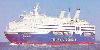 REGINA BALTICA  Ehitatud Soomes 1980. aastal   Pikkus 145,19m   Laius 25,51m   Süvis 5,51m   Kiirus 21,3 sõlme   Reisijaid 1500   FOTO: Internet
