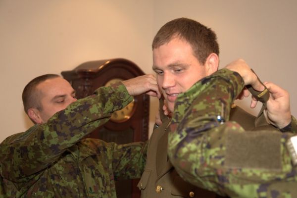 Eesti üks viimase aja edukamaid sõjaväesportlasi kapral Heiki Nabi.