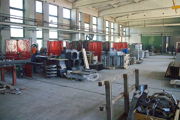 Vaade tänavuse tublima väikeettevõtte OÜ Baltic Steelarc tootmishoonesse Antslas.      Foto: INNO TÄHISMAA