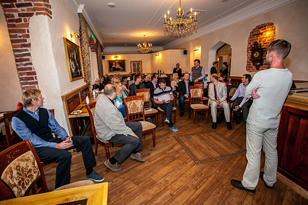 Turismipäev hotelli Georg restoranisaalis. 