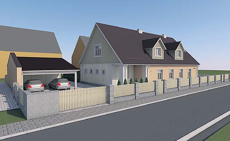 Kortermaja Katariina allee 1. Foto: OÜ ROK-PROJEKT