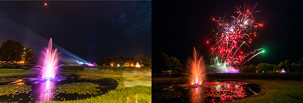 Laseršõu ja ilutulestik Aluksnes. Fotod: FOTOSFERA / ANDREI JAVNAŠAN: 