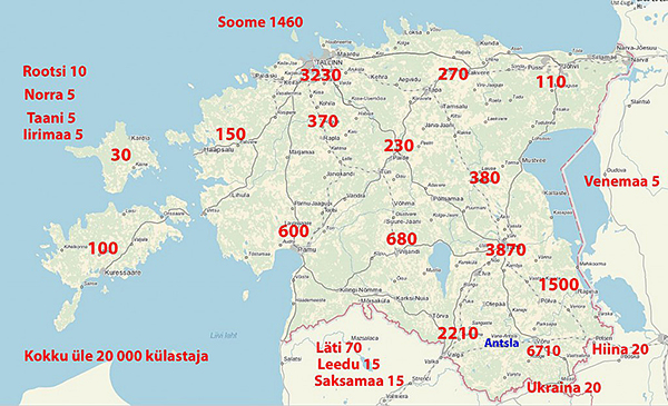 Hauka laada külastusstatistika 2015.