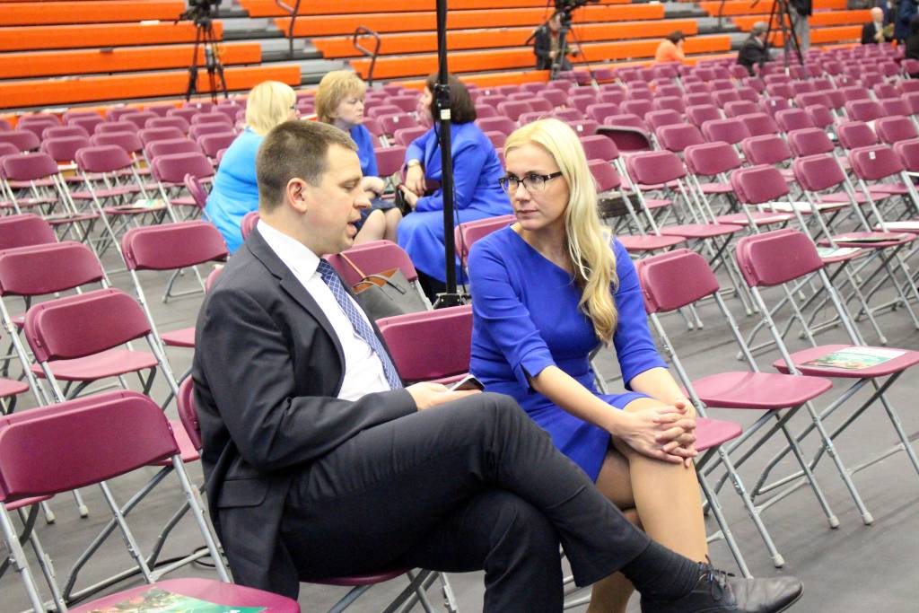 FOTOL: Jüri Ratas ja Kadri Simson FOTO: Gregor Saluveer