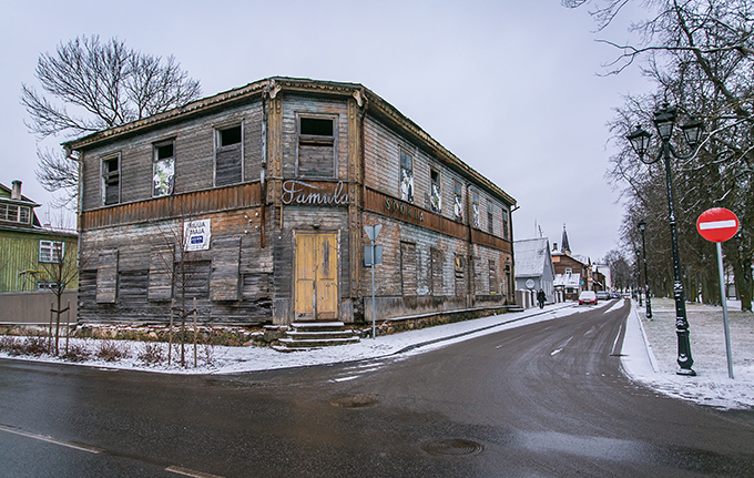 Endisest Tamula sööklast saab elamu, kuus väga  hea asukohaga korterit peaksid elavdama  Võru kinnisvaraturgu. Foto: ANDREI JAVNAŠAN