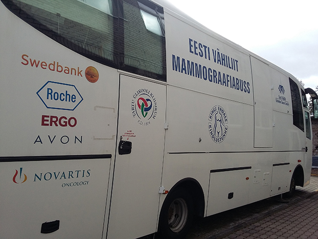 Märtsis peatus mammobuss paar päeva ka Antslas. Foto: LIANA ALLAS