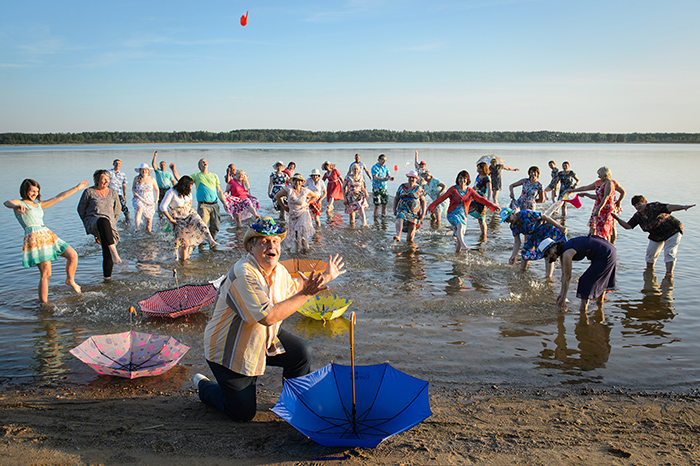 Tervis Tamulas – nagu kalad vees.  Foto: MARGUS MUTS