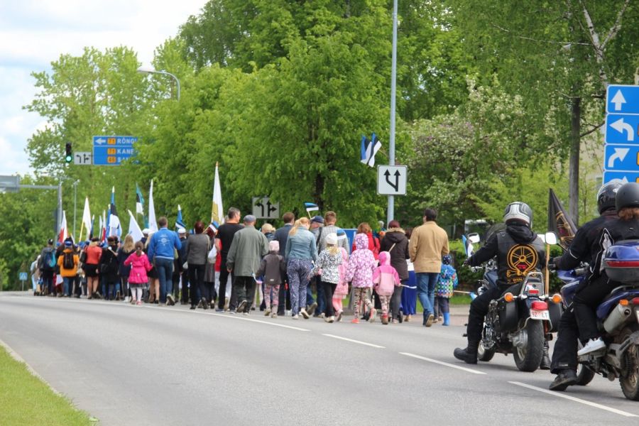 Eesti lipp 133 tähistamine. Fotod: Monika Otrokova