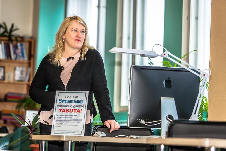 Võrumaa keskraamatukogu arendusjuht Merle Koik Foto: ANDREI JAVNAŠAN