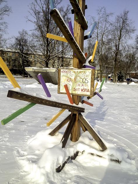 Selline nägi eile keskpäeval välja Võru linnasüda.