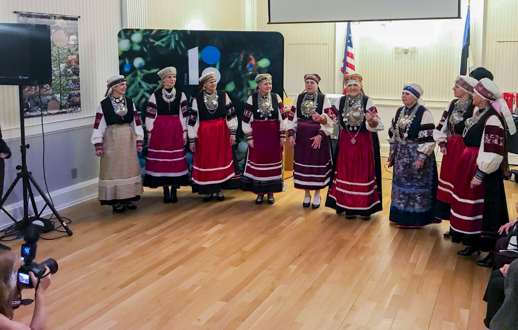 Seto leelokoor Siidisõsara New Yorgis Eesti majas 29.03.2018. Foto Vivika Tapp