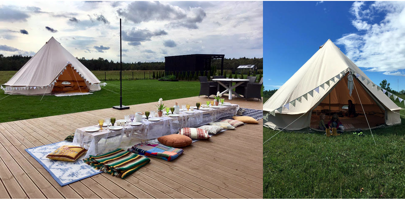 Katva kanga all tunnevad end ühtviisi mugavalt suured ja pisikesed.