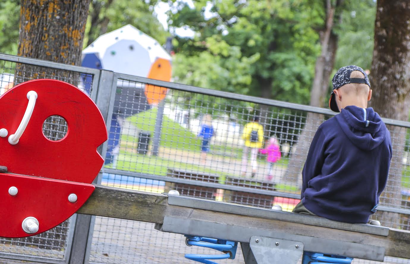 Väikene inimene on täielikult oma kasvataja meelevallas ja tema heaolu sõltub lapsevanema vaimse tervise tasakaalust. Foto: AIGAR NAGEL (Foto on illustreeriv.)