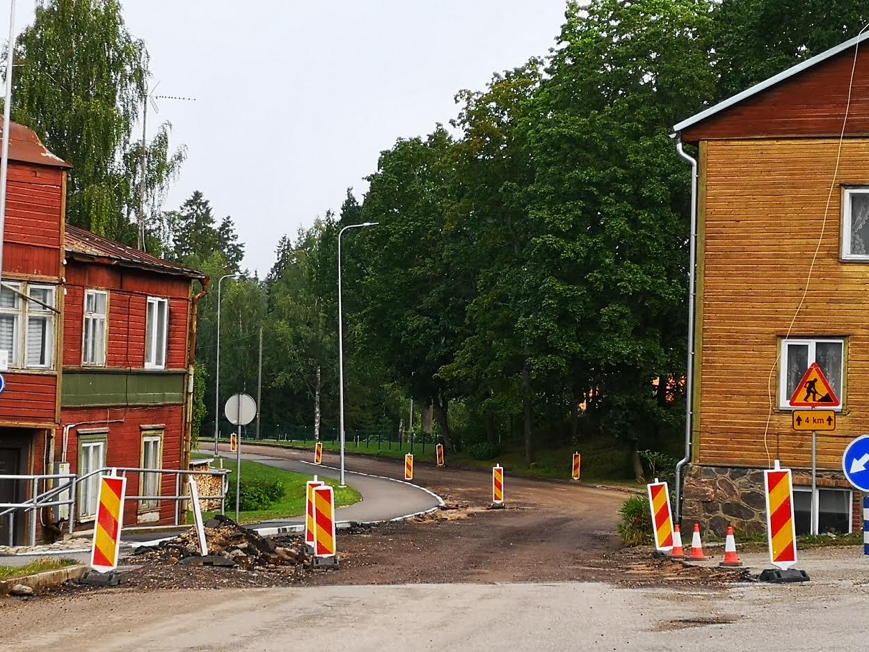 Antslas Valga poole tee algus FOTOD: LIana Allas