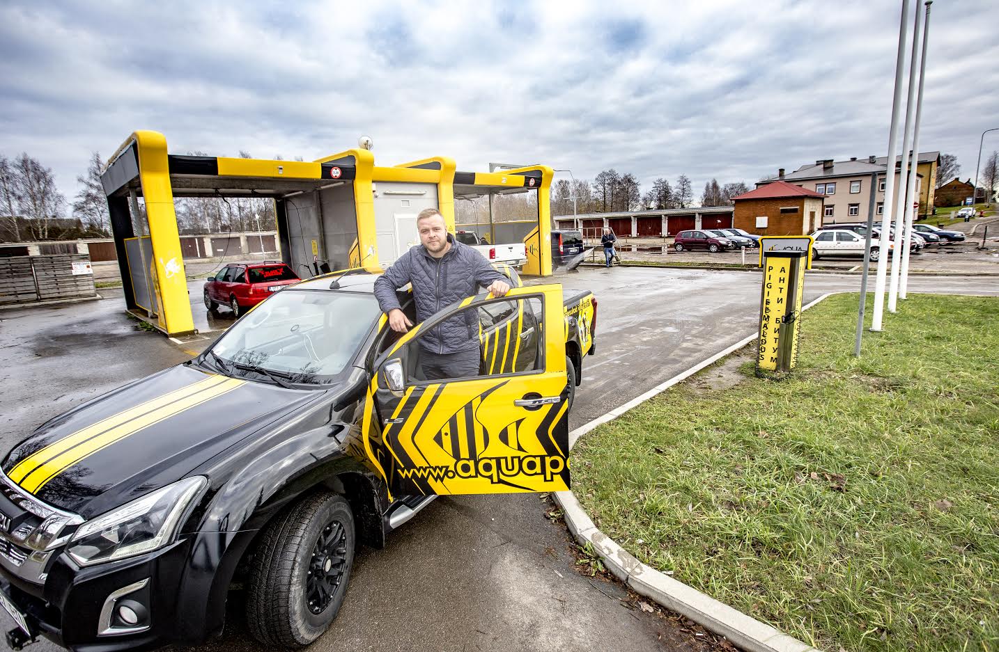 Võrru rajatava uue autopesula-kohviku ehituseks väljastati kolmapäeval ehitusluba. Foto: AIGAR NAGEL