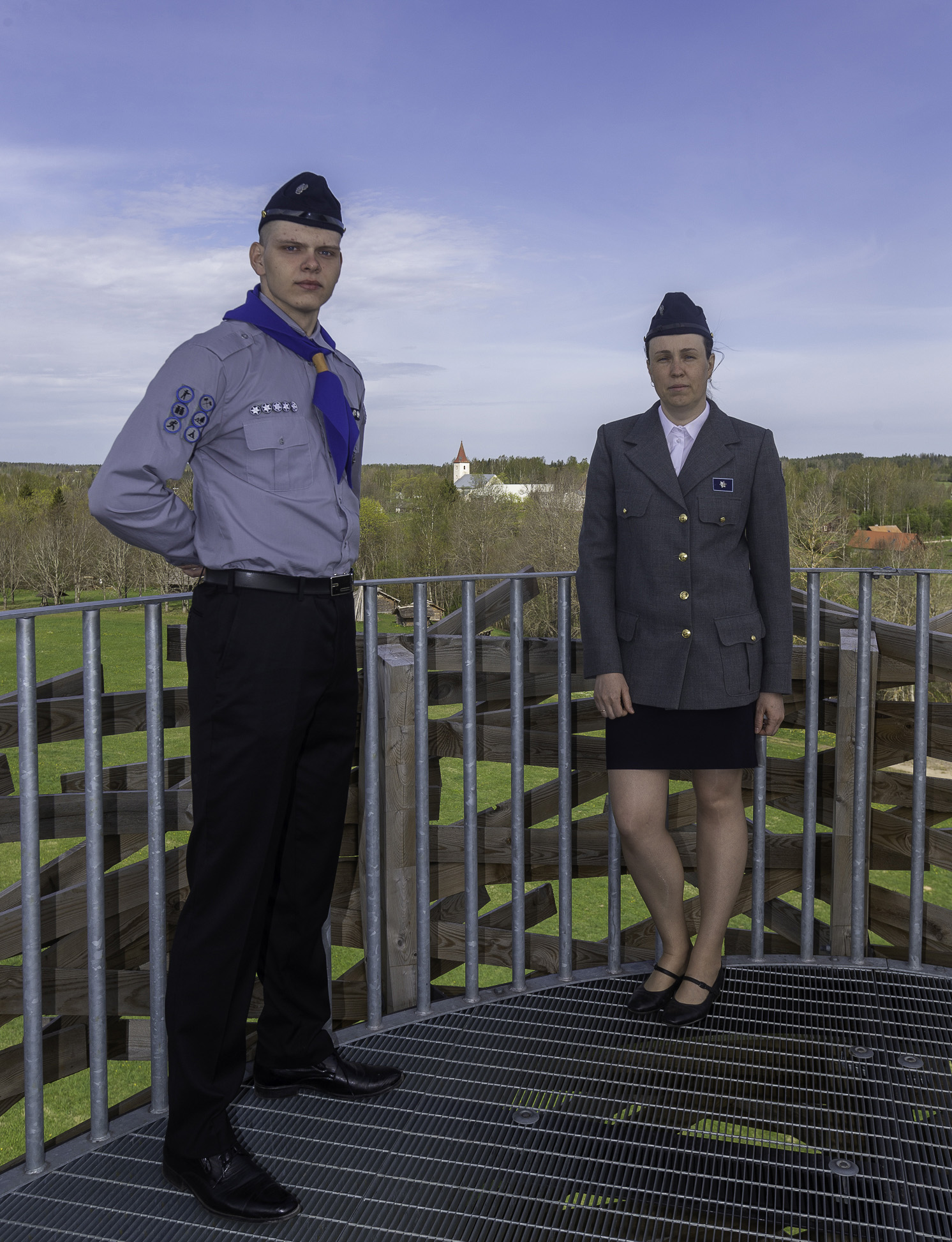 Võrumaale viivad võidutule Vastseliina rühma rühmapealik Elen Tamm ja Kääpa rühma noorkotkas Jarko Nassar. Foto: URMO SIBUL Võrumaale viivad võidutule Vastseliina rühma rühmapealik Elen Tamm ja Kääpa rühma noorkotkas Jarko Nassar. Foto: URMO SIBUL
