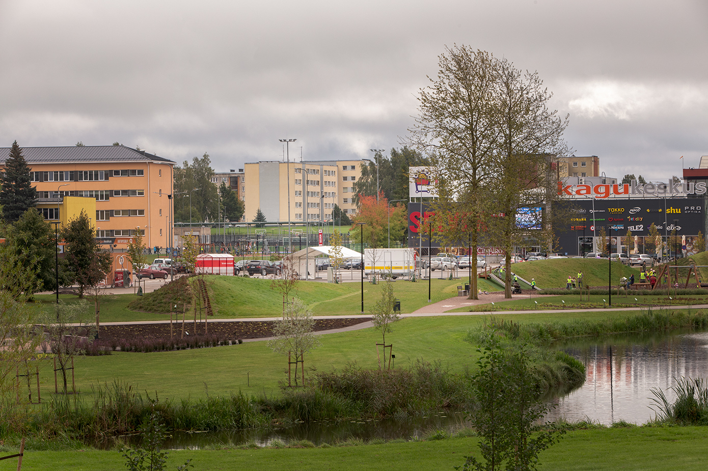 Võru Kagukeskuse parklas avati testimispunkt FOTO: Aigar Nagel