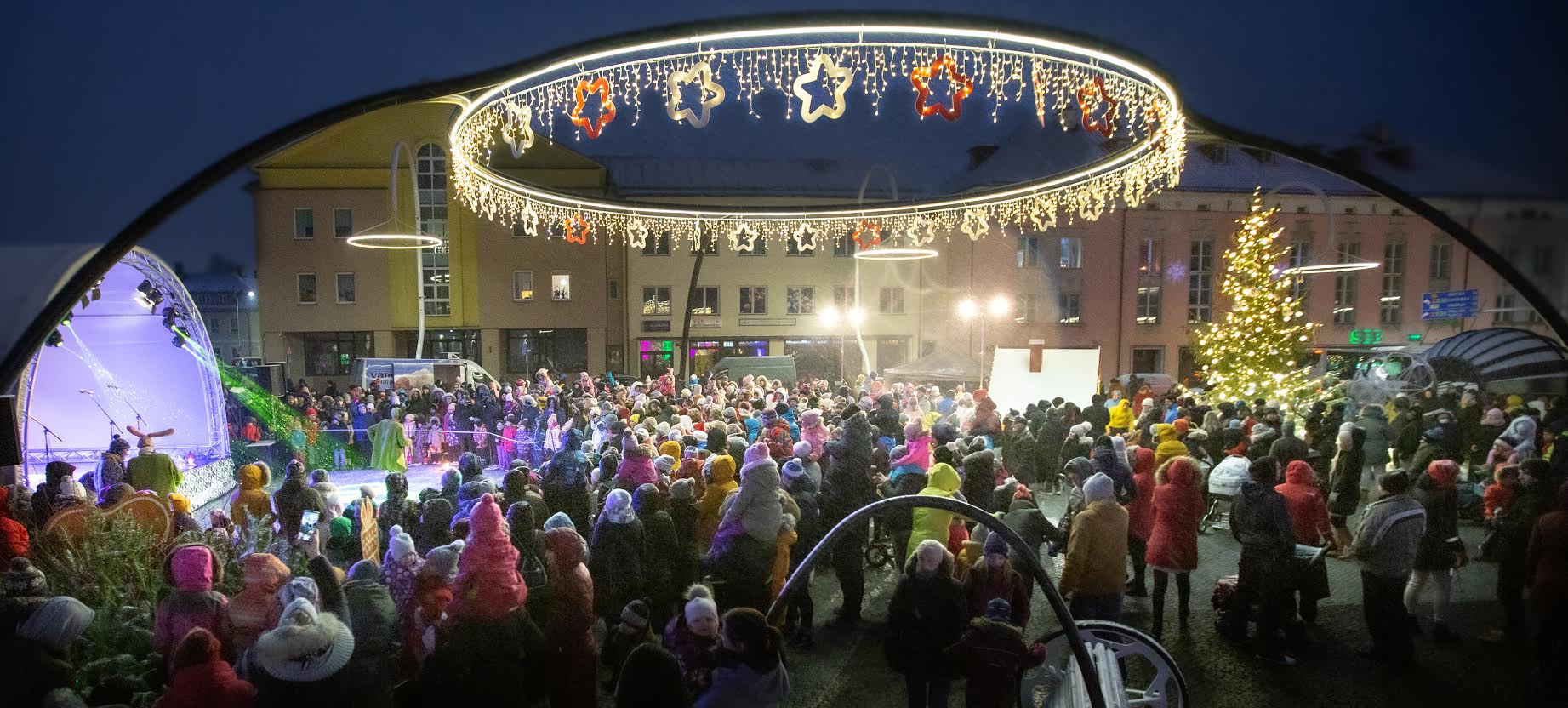 Võru Keskväljak 29.11.2020 FOTO Aigar Nagel