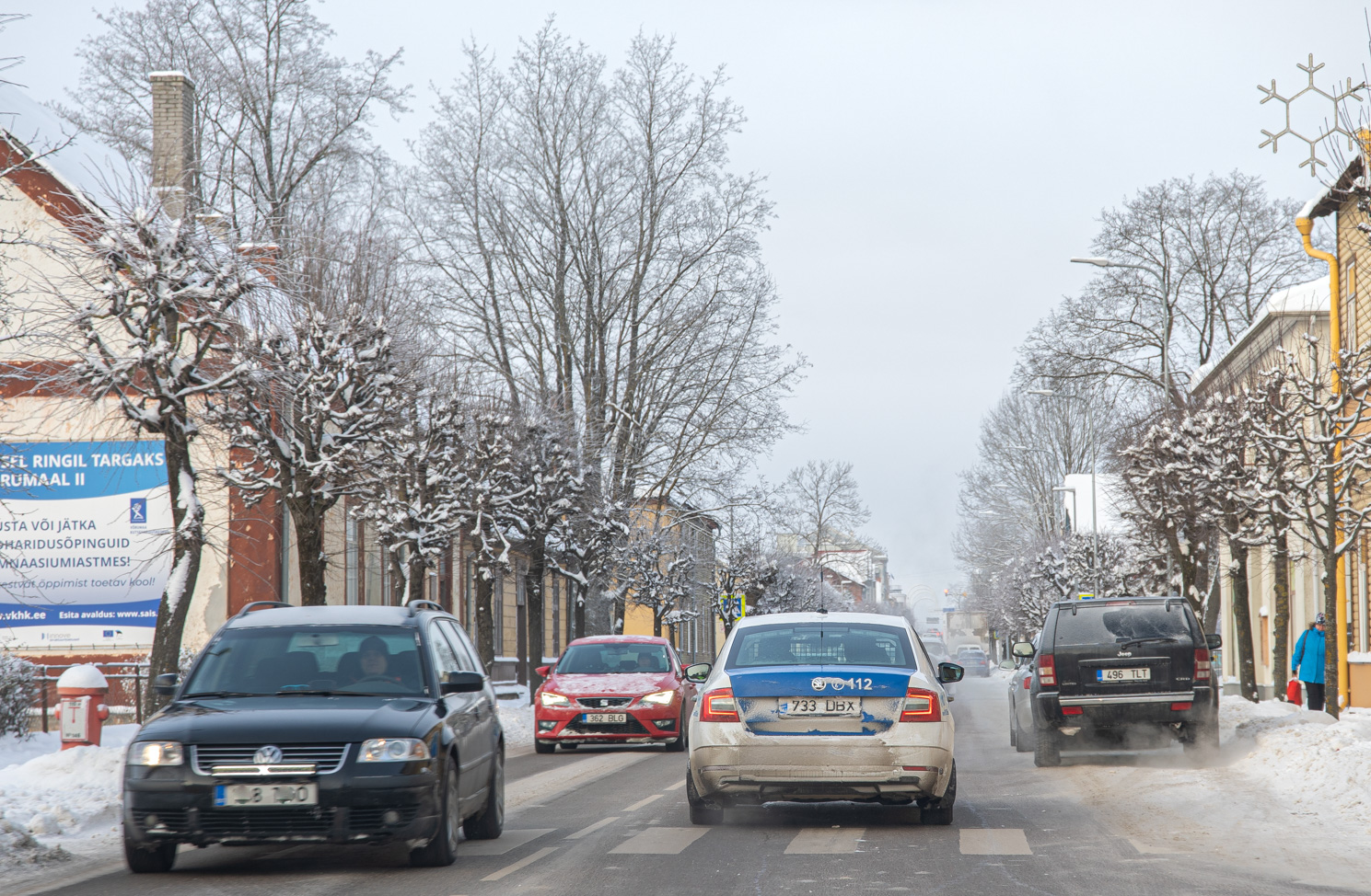 Politsei soovitab vältida jäävihmaga liiklemist FOTO: Aigar Nagel