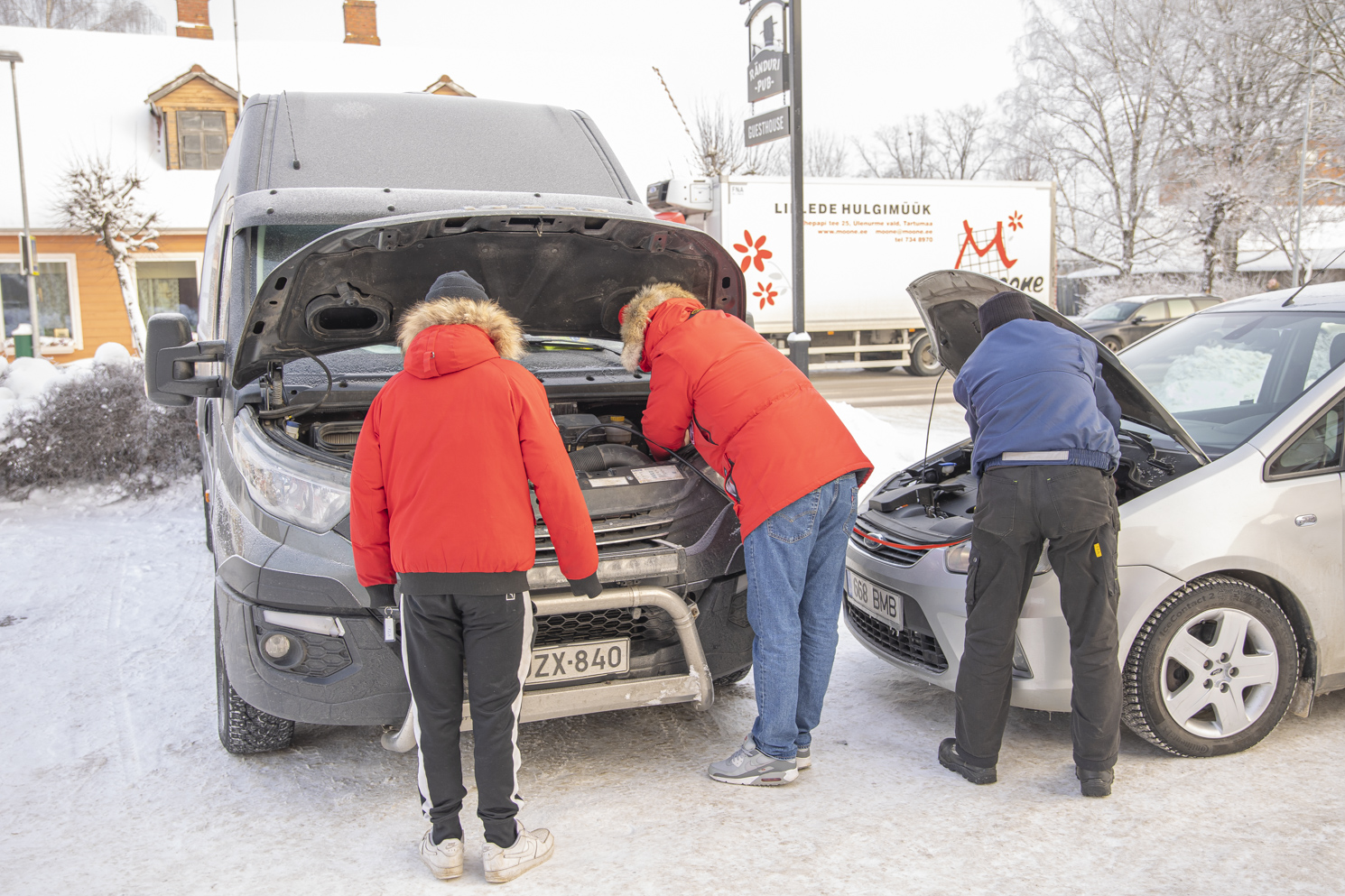 Krõbe pakane viis rivist välja sajad sõidukid FOTOD: Aigar Nagel