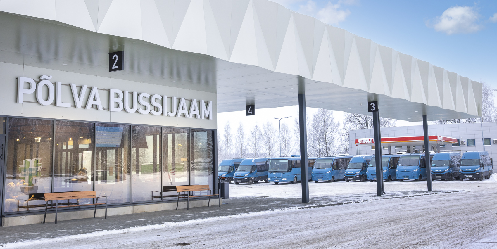 FOTOD: Põlvas avati uus 2,5-miljonine bussijaam FOTOD: Aigar Nagel