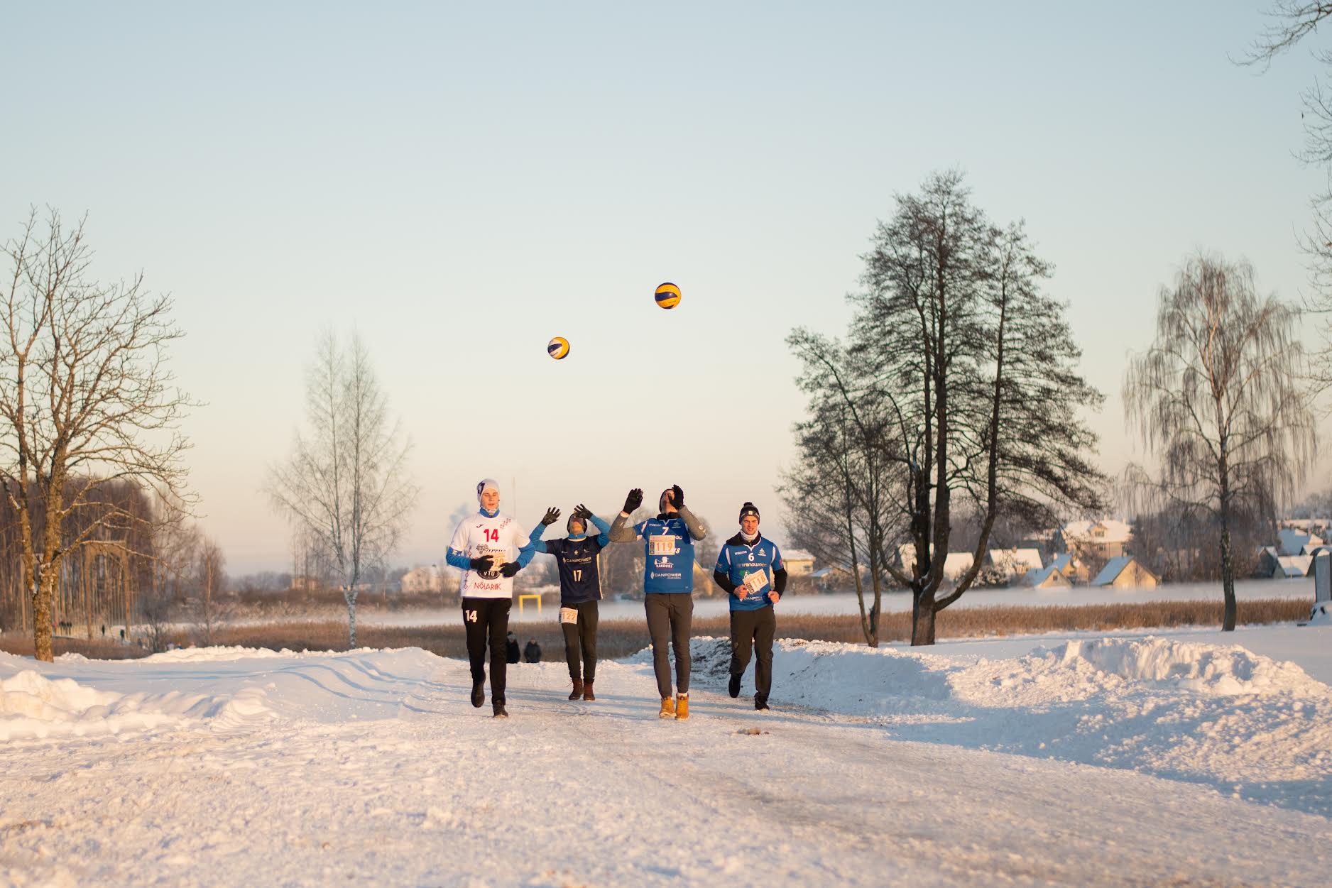 Võru Võrkpalliklubi tegi rajal oma etteastega ajalugu. Foto: KÜLLI LEOLA