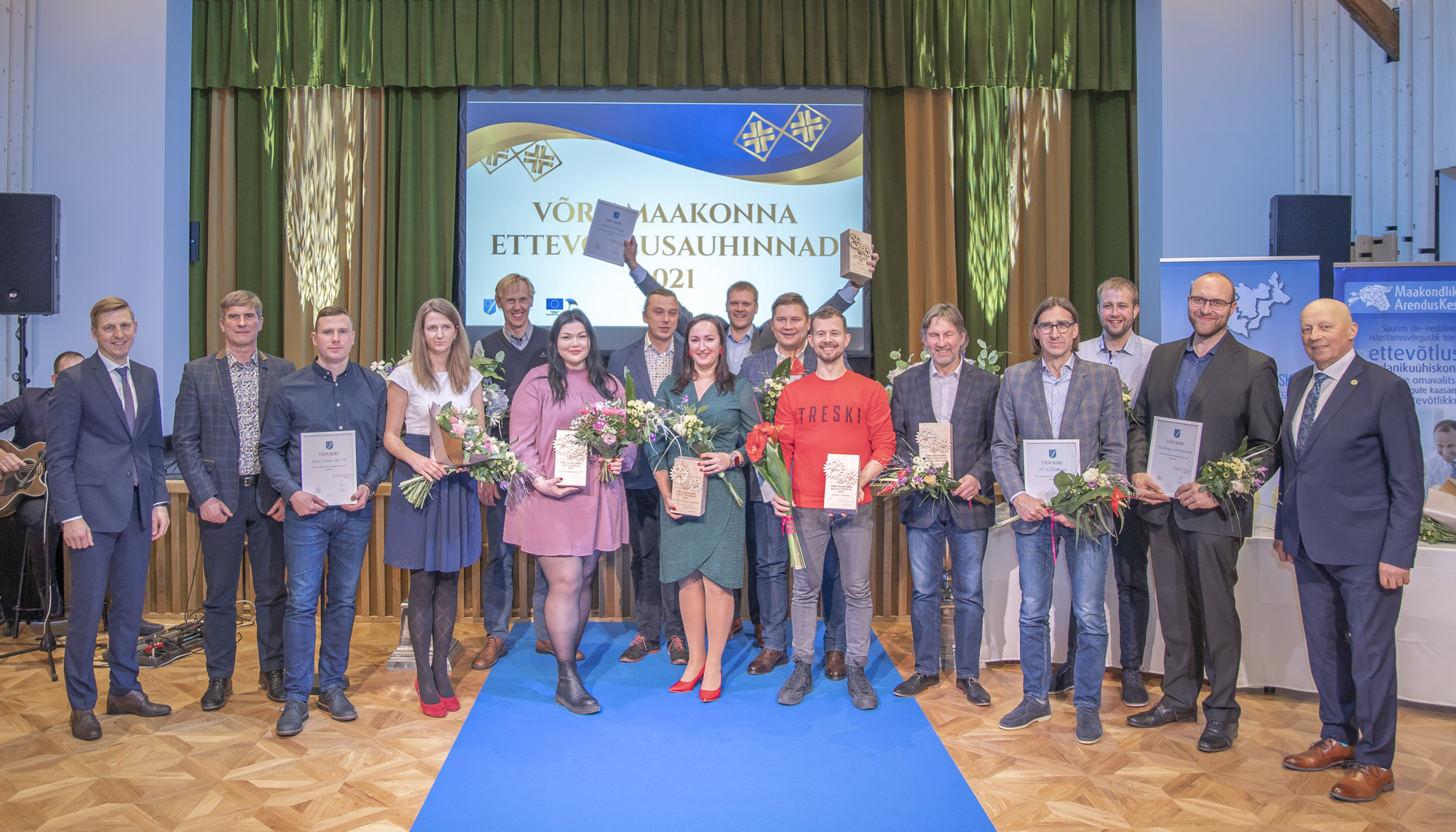 Võru maakonna käesoleva aasta parimad ettevõtjad on selgunud FOTOD: Aigar Nagel