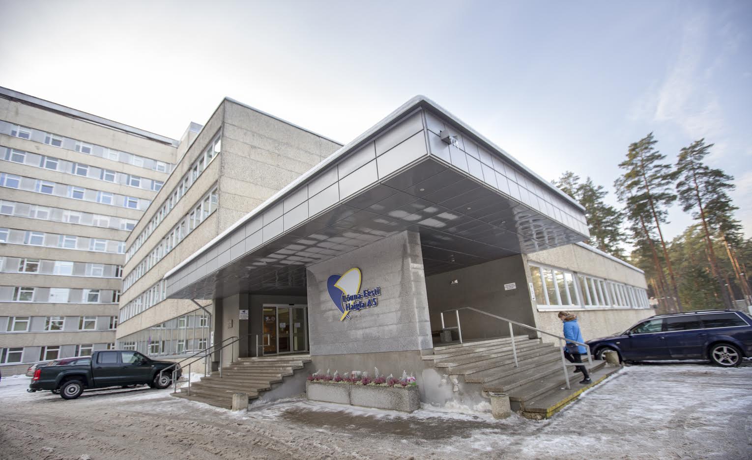 Lõuna-Eesti haigla on Kagu-Eestis ainuke, kus ravitakse koroonahaigeid. Foto: AIGAR NAGEL