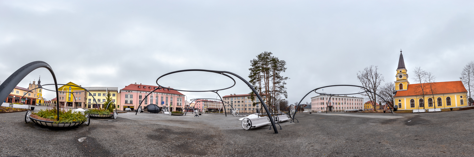 Võru keskväljak 26.03.2021  FOTO: Aigar Nagel