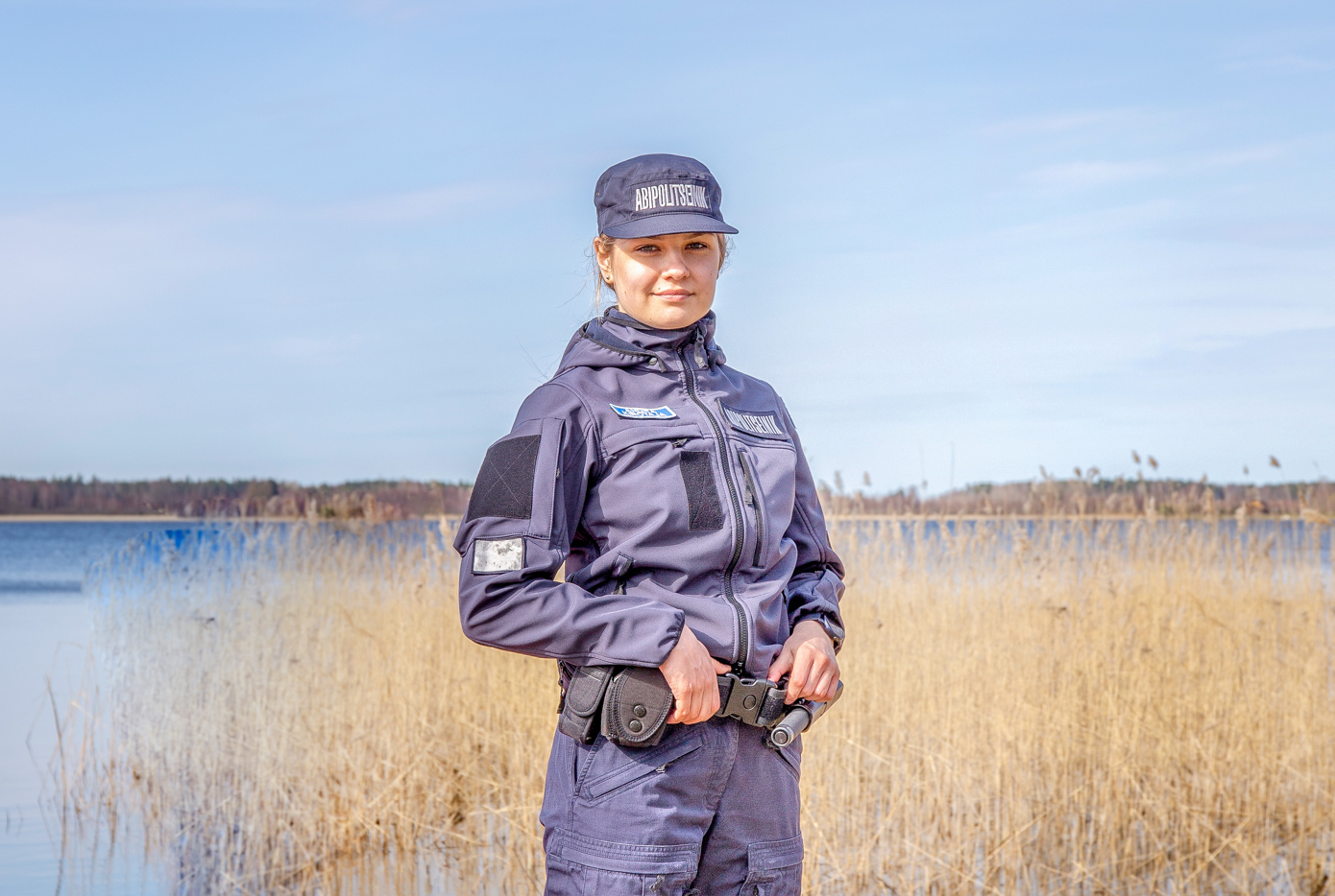 Praegu sisekaitseakadeemias politseiametnikuks õppiv Andra Kirotaja on abipolitseinikutööd teinud veidi üle kahe aasta. Foto: AIGAR NAGEL