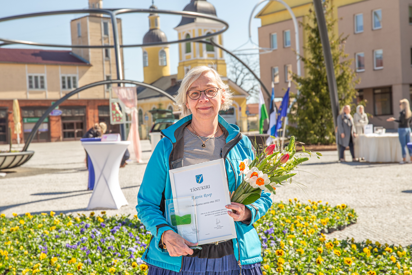 Tänavune aasta ema Katrin Roop on nelja lapse ema ja üheksa lapse vanaema. FOTO: Aigar Nagel