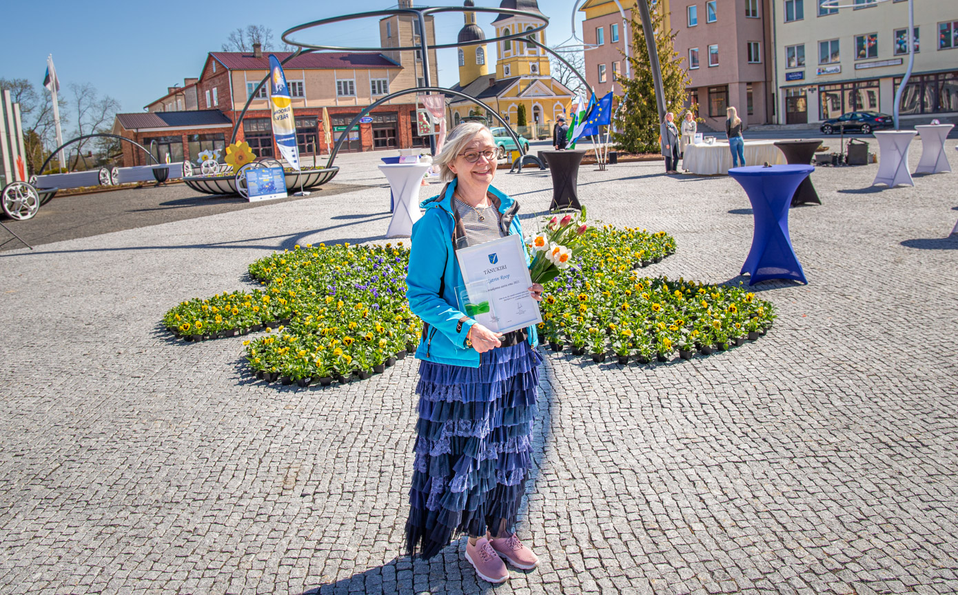 Tänavune aasta ema Katrin Roop on nelja lapse ema ja üheksa lapse vanaema. FOTO: Aigar Nagel