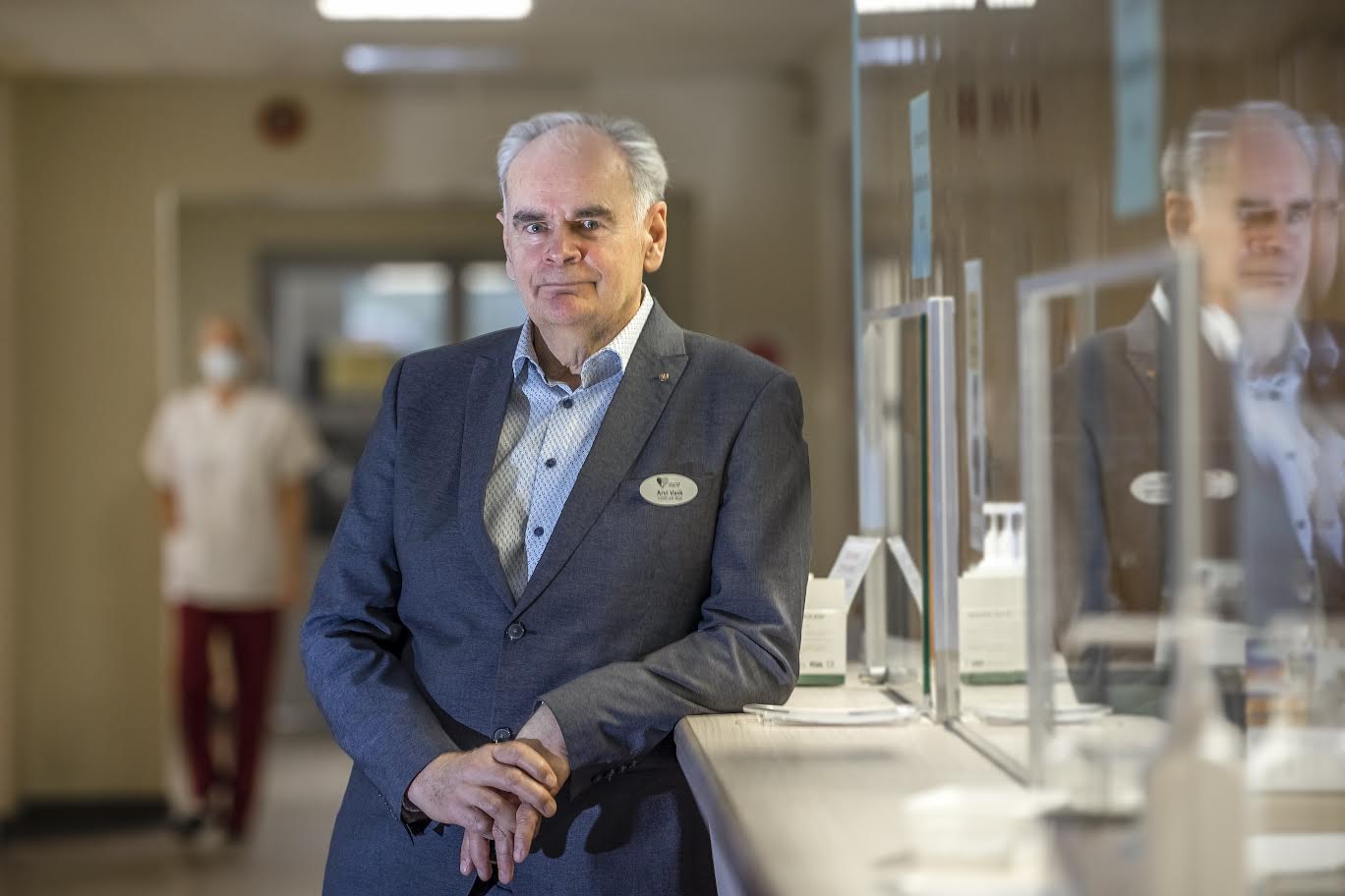 Lõuna-Eesti haigla juht Arvi Vask on neljanda viiruselaine osas murelikult äraootaval seisukohal. Foto: AIGAR NAGEL