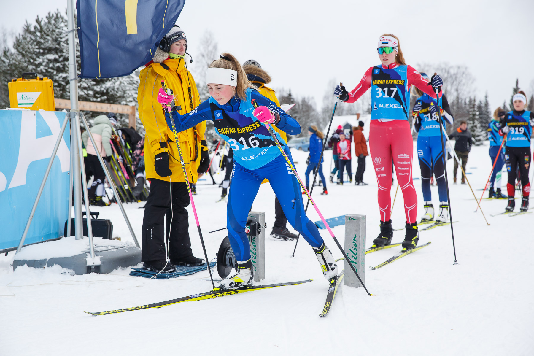 Kokku oli laupäevase sprindi stardinimekirjas ligi 140 poissi ja tüdrukut ning pühapäevasel klassikadistantsil ligi 100 noort suusatajat. Foto: ERAKOGU