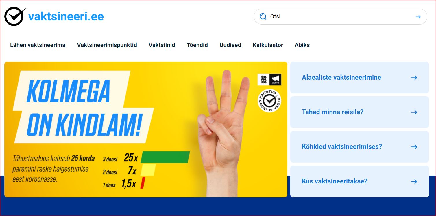 COVID-19 vaktsiini tõhustusdoos annab raske haigestumise eest 25 korda parema kaitse COVID-19 vaktsiini tõhustusdoos annab raske haigestumise eest 25 korda parema kaitse