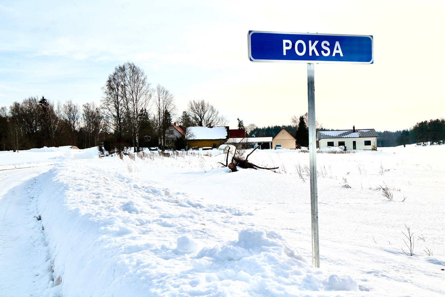 Poksa küla sai möödunud sügisel ilusti tähistatud. Kohalike sõnul mindi nii hoogu, et külavaheteedele pandi üles isegi peateemärgid, mis sattusid rahva naeru alla ja võeti lõpuks maha. Poksamäe talu jääb pildil olevate hoonete taha. FOTOD: Kalev Annom