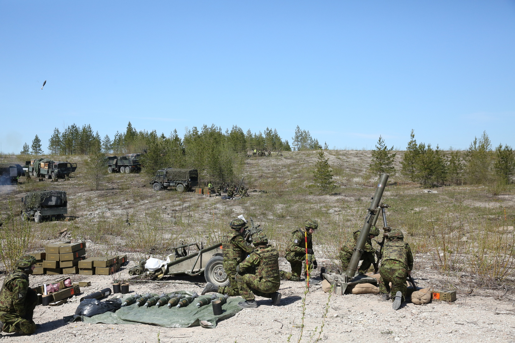 Mullustest ajateenijatest üle poole tegid seda vabatahtlikult FOTO: Mil.ee