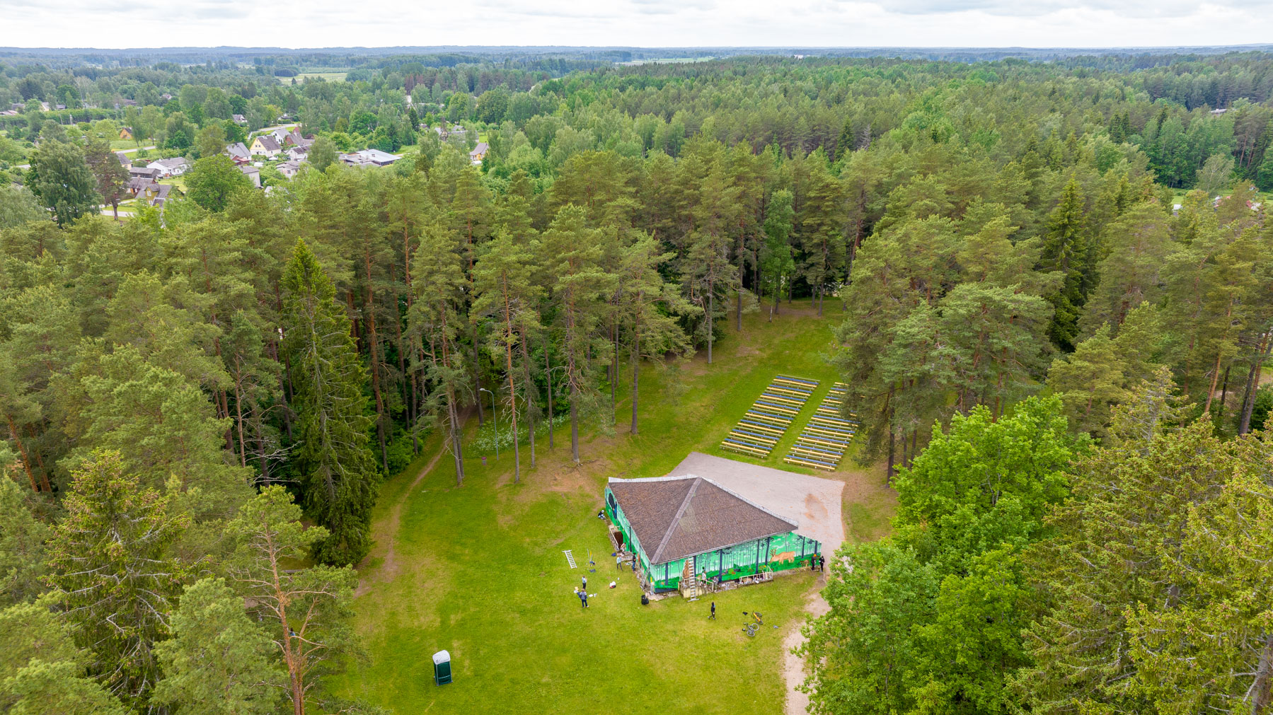 Eestis rändav väikelinnade tänavakunstifestival tähistas viiendat sünnipäeva Võrumaal. FOTOD: Aigar Nagel