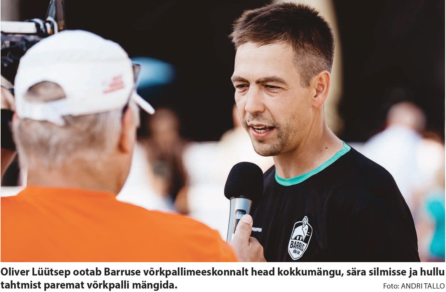 Oliver Lüütsep ootab Barruse võrkpallimeeskonnalt head kokkumängu, sära silmisse ja hullu tahtmist paremat võrkpalli mängida.