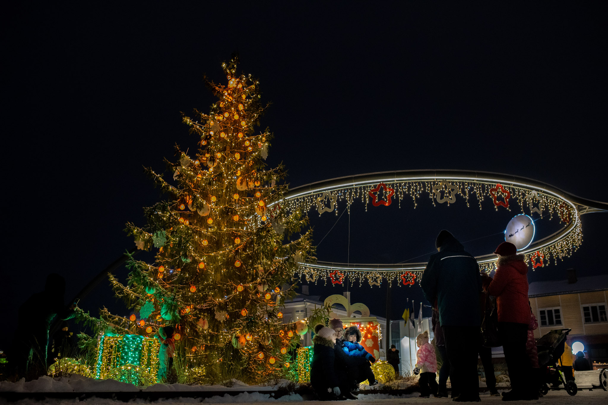 FOTOD Võrus süttisid jõulutuled FOTOD: Aigar Nagel