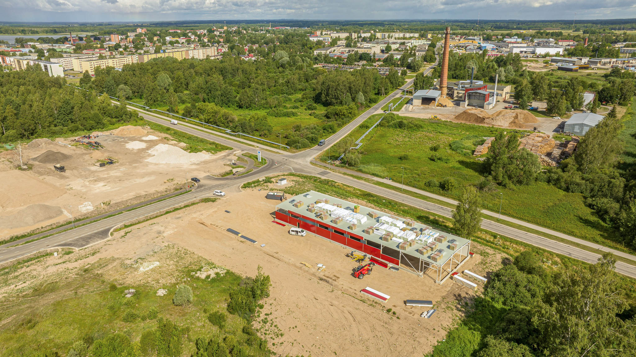 Selline nägi Võrusoo tööstusala välja kesknädalal, 19. juulil. Kolme aasta pärast peaks pilt olema tundmatuseni muutunud. Fotod: AIGAR NAGEL