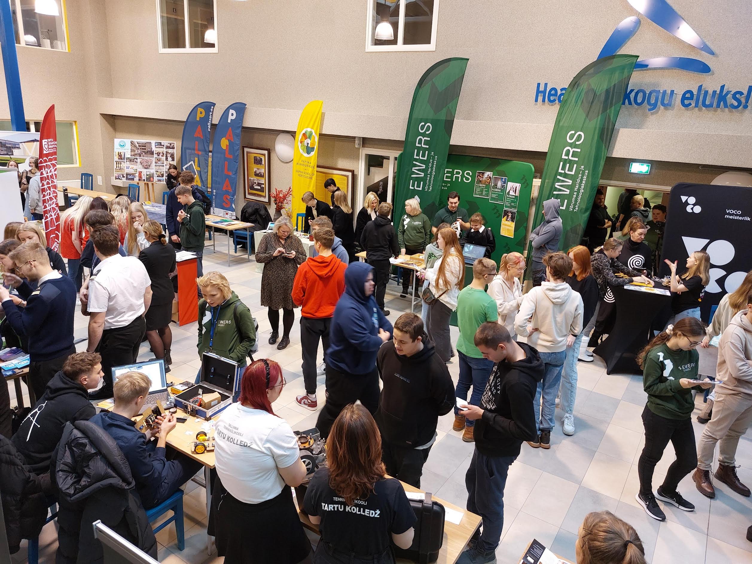 Võrumaa esimene haridusfestival tõi kokku ligi 600 huvilist FOTO: Lota Vana